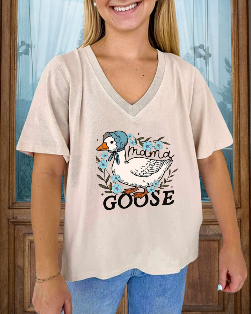 Cute Printed Cotton T-shirt