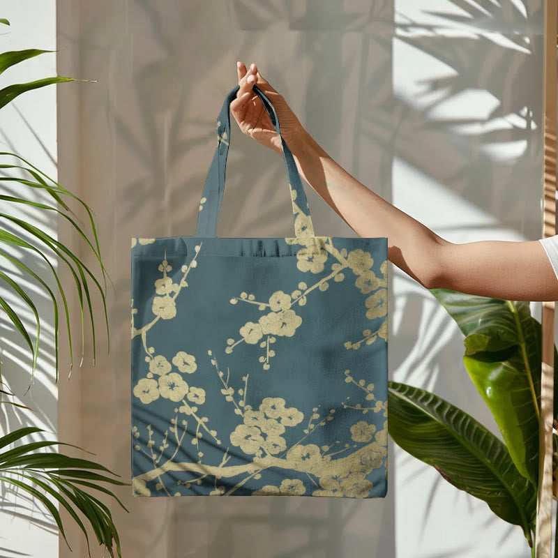Dashingsoul Japanese Floral Art Bag