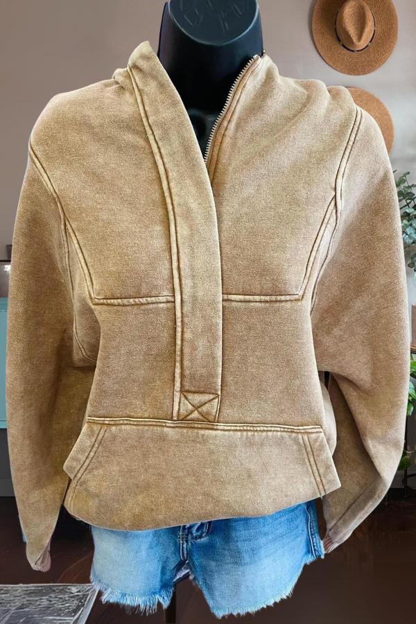 Mineral Washed Oversized Hoodie