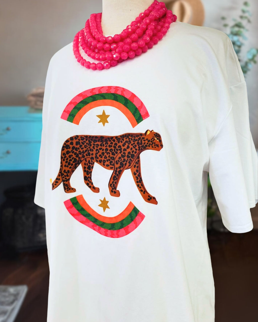 Rainvow Leopard Tee