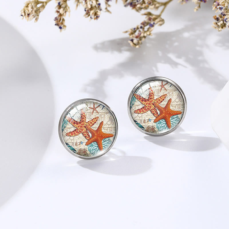 Dashingsoul Octopus Vintage Distressed Earrings