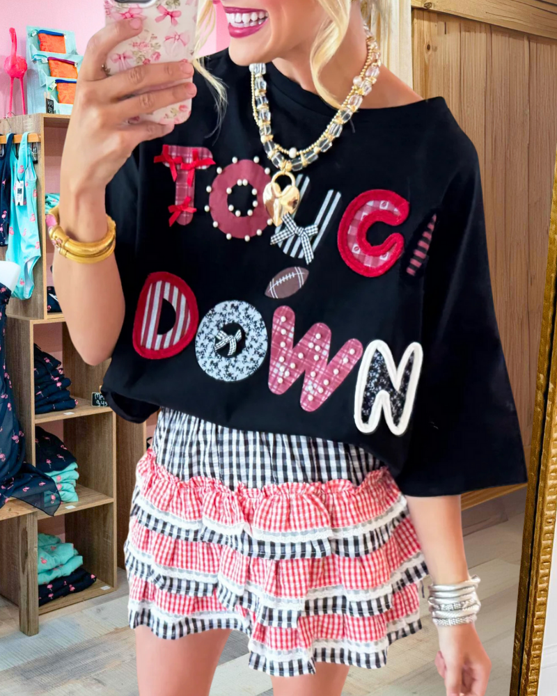 Touchdown Embroidery T-Shirt