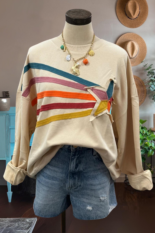 Patchwork Meteor Sweatshirt