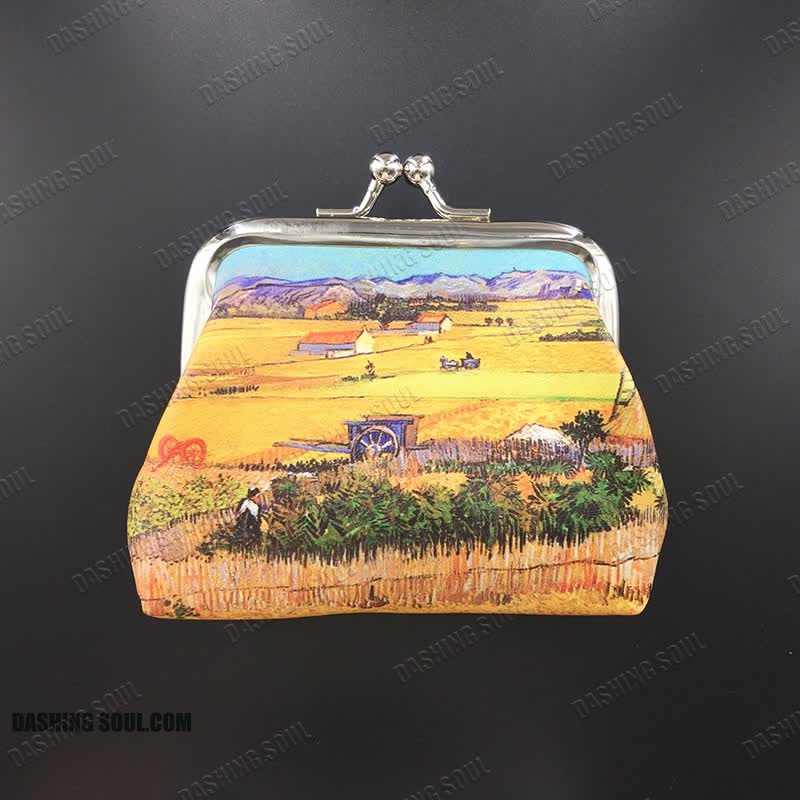 Art Vintage Oil Painting Women's Coin Purse