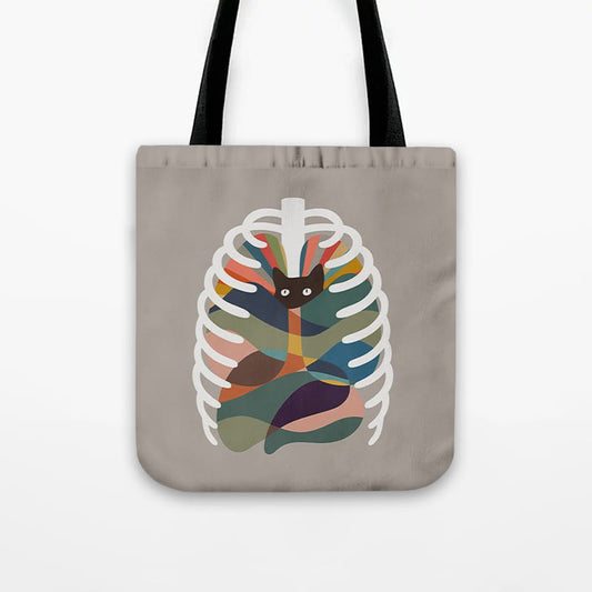 Dashingsoul Abstract Cat My Inner Art Bag