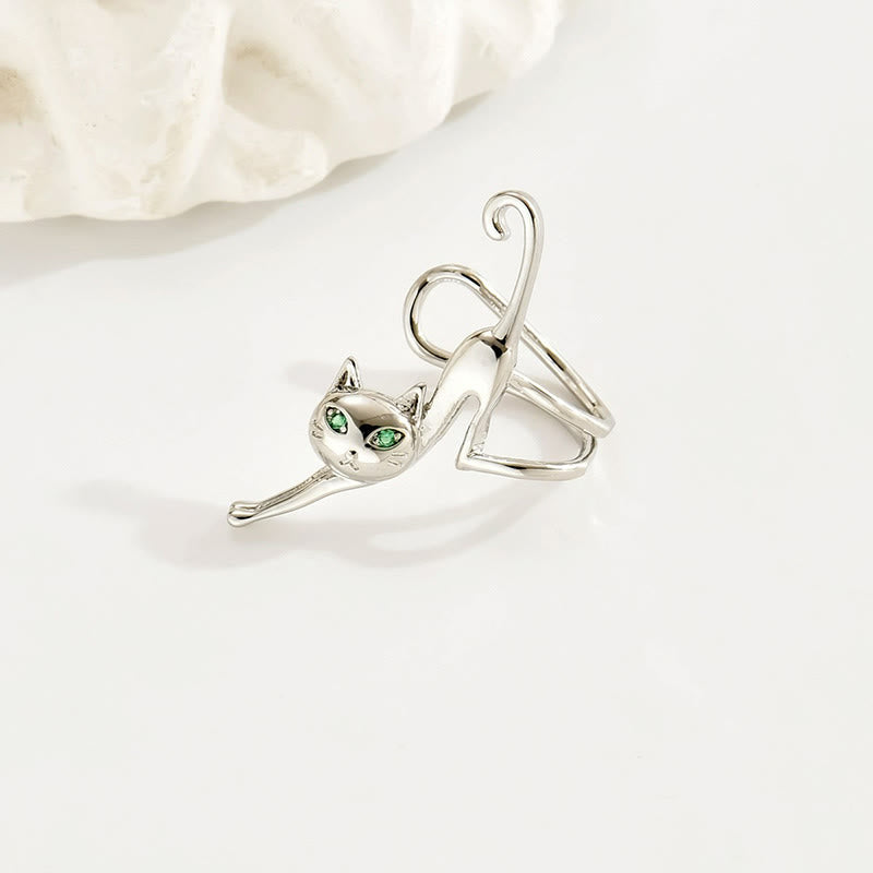Dashingsoul Cute Elf Cat Clip Earrings