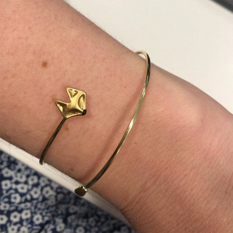 Women's Vintage Fox Head Bracelet