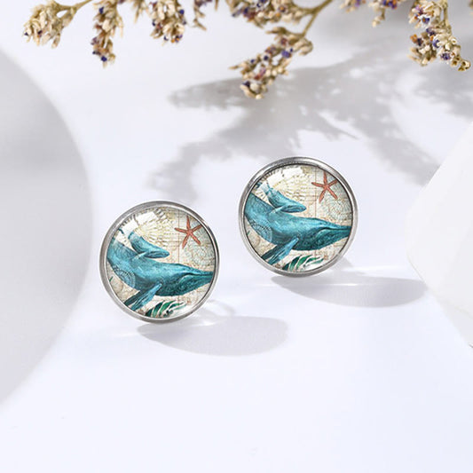 Dashingsoul Octopus Vintage Distressed Earrings